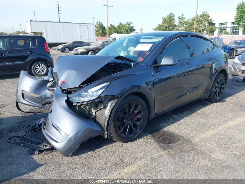 5YJYGDEE9MF284388 2021 TESLA MODEL Y - Image 2