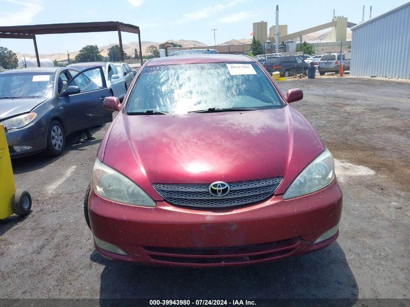 2004 Toyota Camry Xle VIN: JTDBE32K340262062 Lot: 39943980