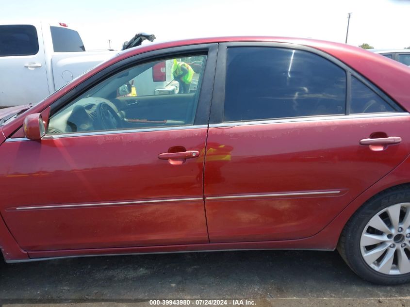 2004 Toyota Camry Xle VIN: JTDBE32K340262062 Lot: 39943980