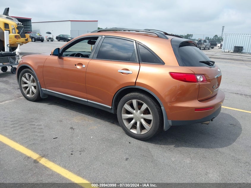 2003 Infiniti Fx35 Options VIN: JNRAS08W23X204253 Lot: 39943998