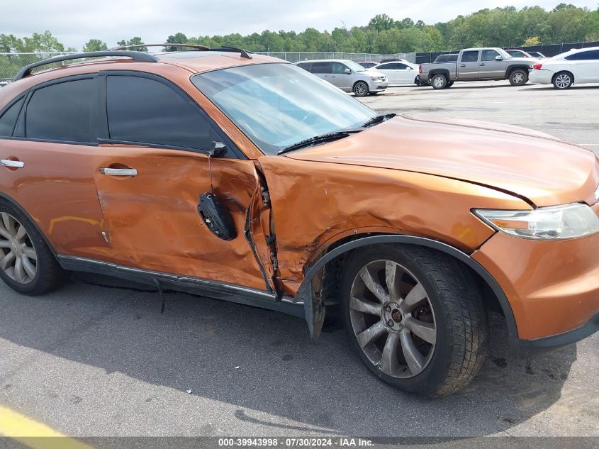 2003 Infiniti Fx35 Options VIN: JNRAS08W23X204253 Lot: 39943998