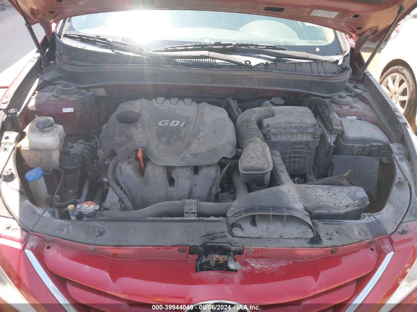 2013 Hyundai Sonata Gls VIN: 5NPEB4AC5DH776794 Lot: 39944049