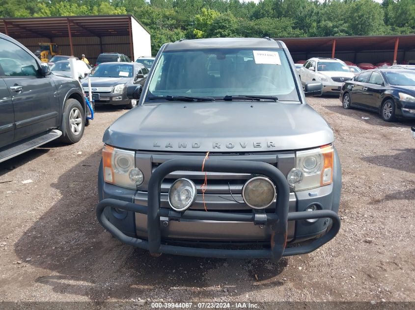 2008 Land Rover Lr3 V8 Se VIN: SALAE25418A459517 Lot: 39944067