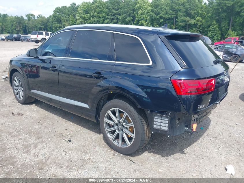 2018 Audi Q7 3.0T Premium VIN: WA1LAAF78JD000644 Lot: 39944073