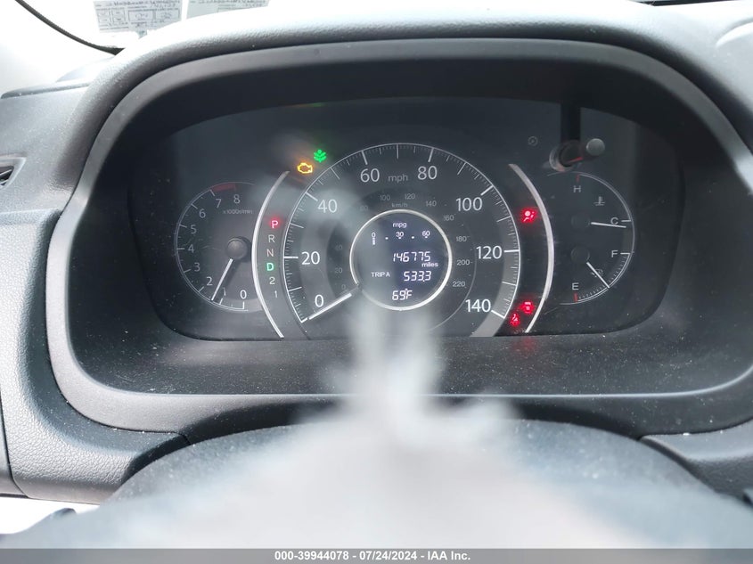 2013 Honda Cr-V Exl VIN: 2HKRM4H73DH662104 Lot: 39944078