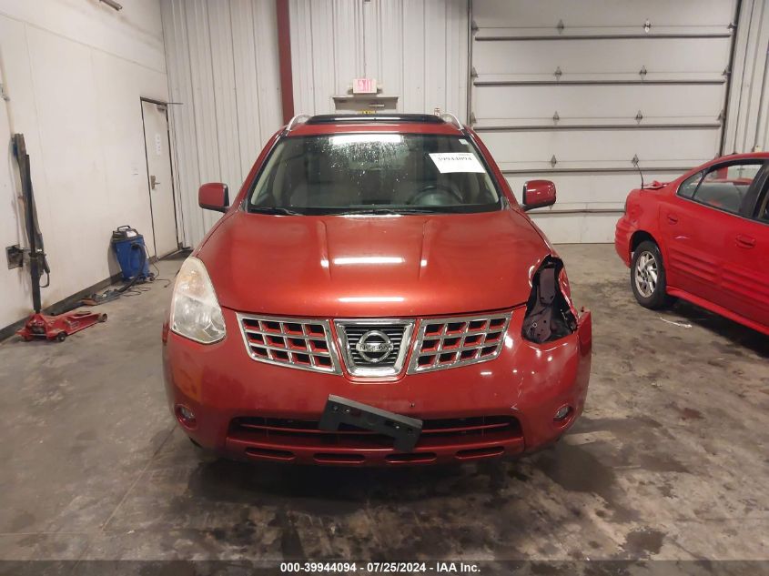 2009 Nissan Rogue Sl VIN: JN8AS58TX9W056343 Lot: 39944094