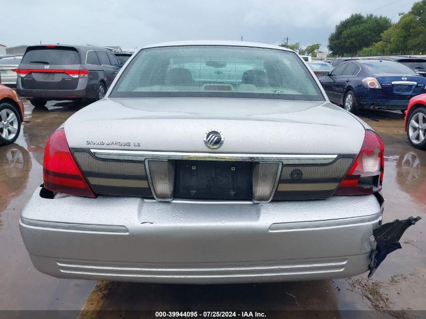 2009 Mercury Grand Marquis Ls (Fleet Only) VIN: 2MEHM75V89X602016 Lot: 39944095