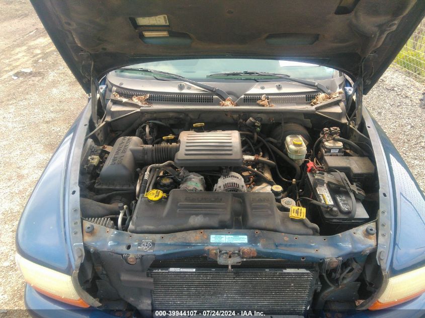 2000 Dodge Durango VIN: 1B4HS28N7YF272396 Lot: 39944107