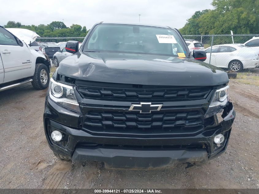 2021 Chevrolet Colorado 4Wd Short Box Lt VIN: 1GCGTCEN6M1259202 Lot: 39944121