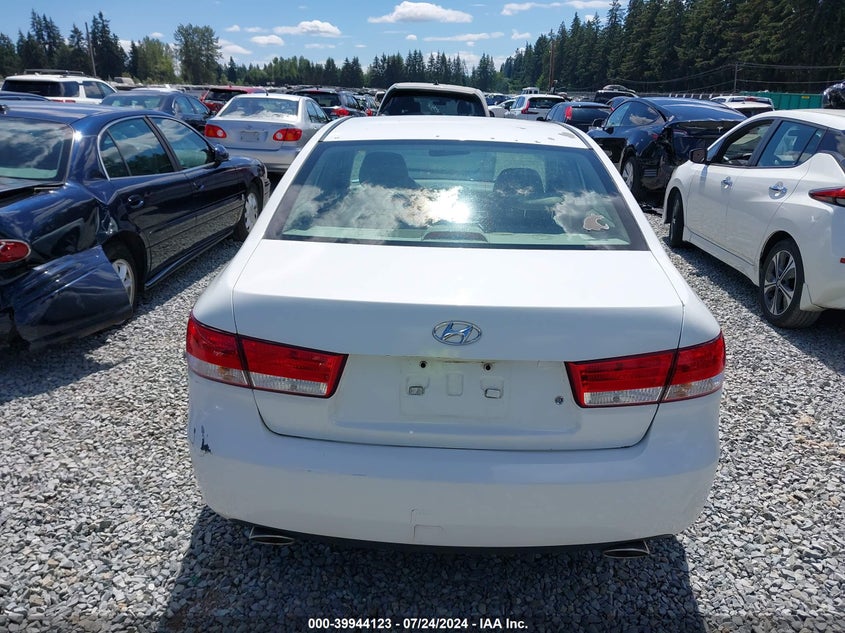 2006 Hyundai Sonata Gls V6/Lx V6 VIN: 5NPEU46F86H096517 Lot: 39944123