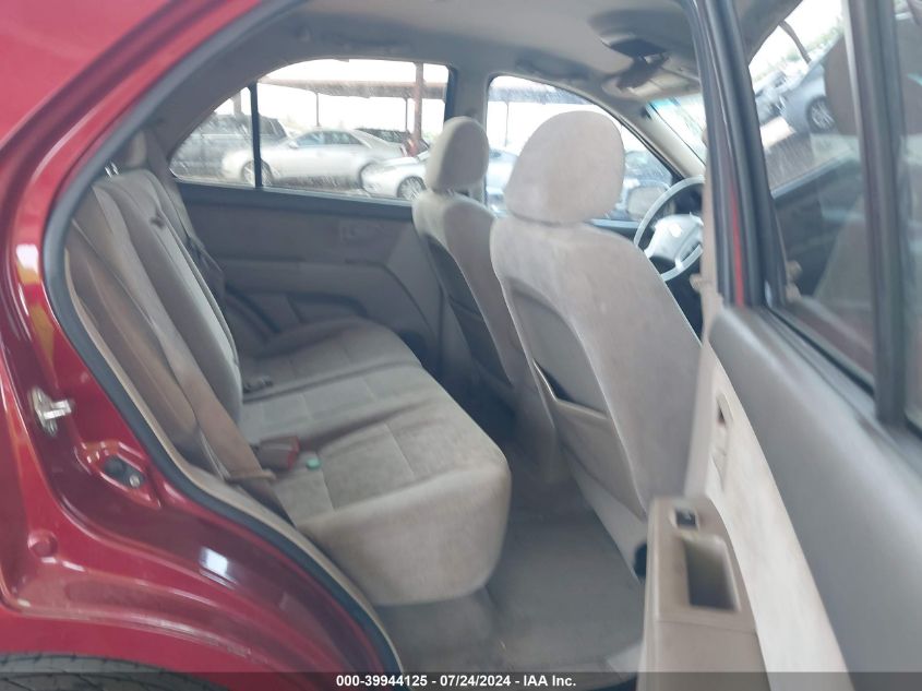 2008 Kia Sorento Lx VIN: KNDJC735385792543 Lot: 39944125