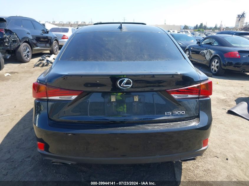 VIN JTHBA1D29J5080165 2018 LEXUS IS 300