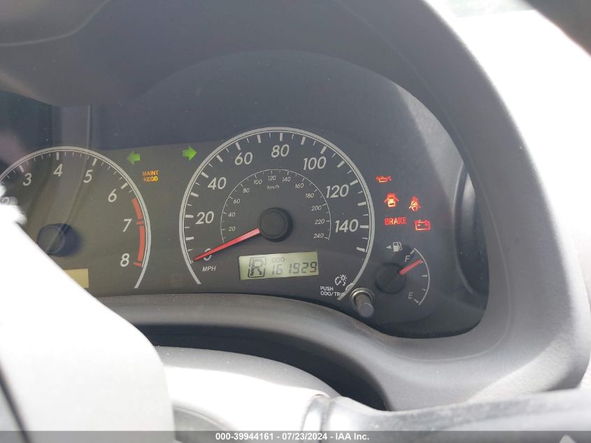 2009 Toyota Corolla Le/S/Xle VIN: 2T1BU40E89C123760 Lot: 39944161