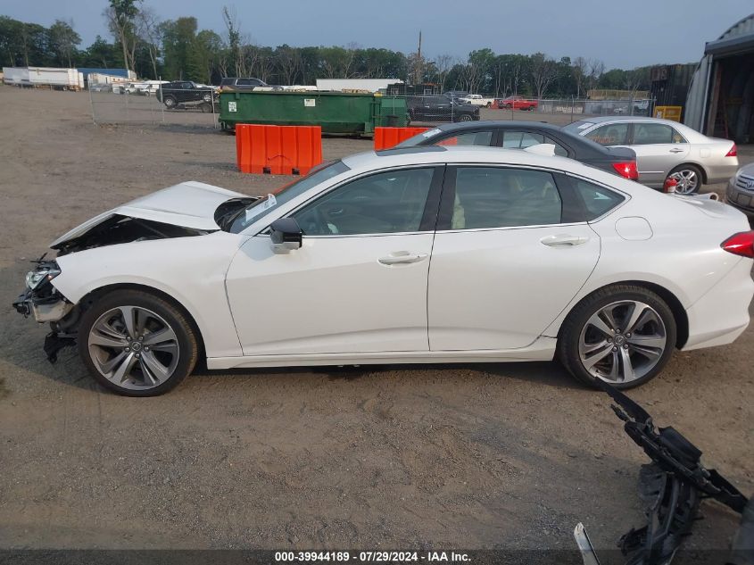 2021 Acura Tlx Advance Package VIN: 19UUB6F64MA001552 Lot: 39944189