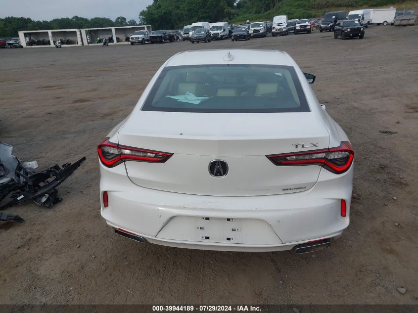 2021 Acura Tlx Advance Package VIN: 19UUB6F64MA001552 Lot: 39944189