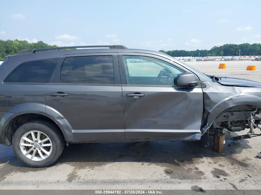 2016 Dodge Journey Sxt VIN: 3C4PDDBGXGT141871 Lot: 39944192