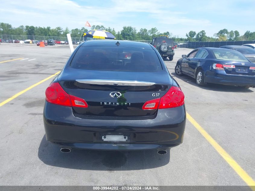 2013 Infiniti G37 Journey VIN: JN1CV6AP2DM723928 Lot: 39944202