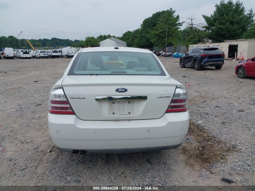 2009 Ford Taurus Limited VIN: 1FAHP25W19G112162 Lot: 39944209