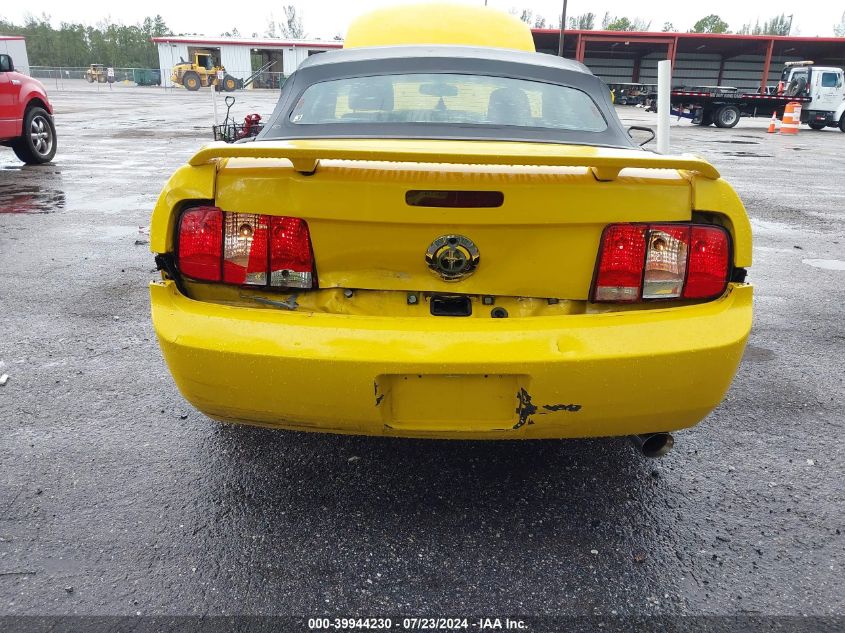 2006 Ford Mustang V6 VIN: 1ZVFT84NX65209860 Lot: 39944230