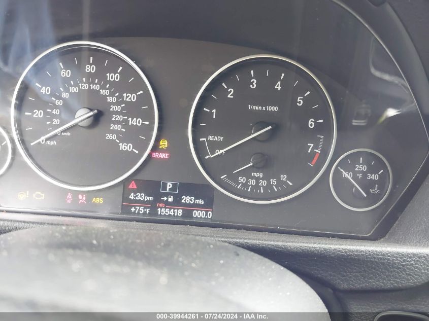 2012 BMW 328I VIN: WBA3A5G51CNP16175 Lot: 39944261