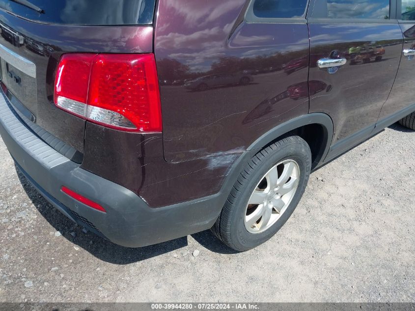 2012 Kia Sorento Lx VIN: 5XYKT3A67CG230346 Lot: 39944280