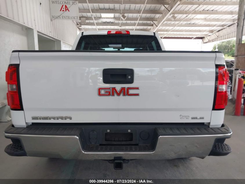 2016 GMC Sierra 1500 Sle VIN: 3GTP1MEC8GG129454 Lot: 39944286