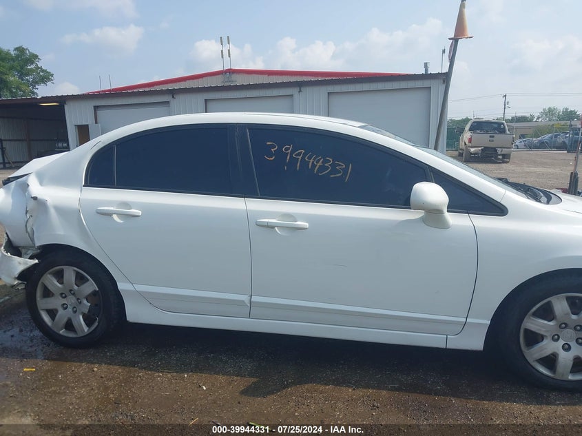 2010 Honda Civic Lx VIN: 2HGFA1F57AH567093 Lot: 39944331