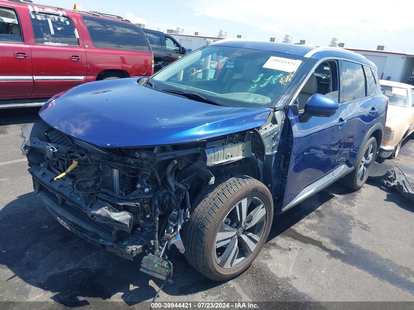 2021 Nissan Rogue Sl Fwd VIN: 5N1AT3CA1MC752128 Lot: 39944421