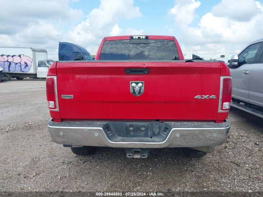 2018 Ram 3500 Laramie Mega Cab 4X4 6'4 Box VIN: 3C63R3MLXJG352936 Lot: 39944503