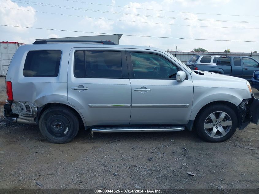 2013 Honda Pilot Touring VIN: 5FNYF3H91DB037118 Lot: 39944525