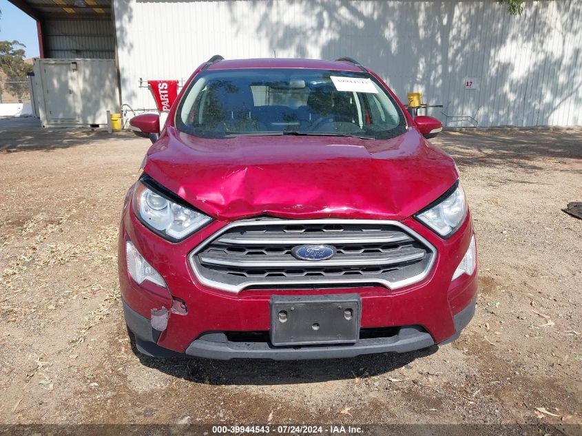 2021 Ford Ecosport Se VIN: MAJ3S2GE2MC445578 Lot: 39944543