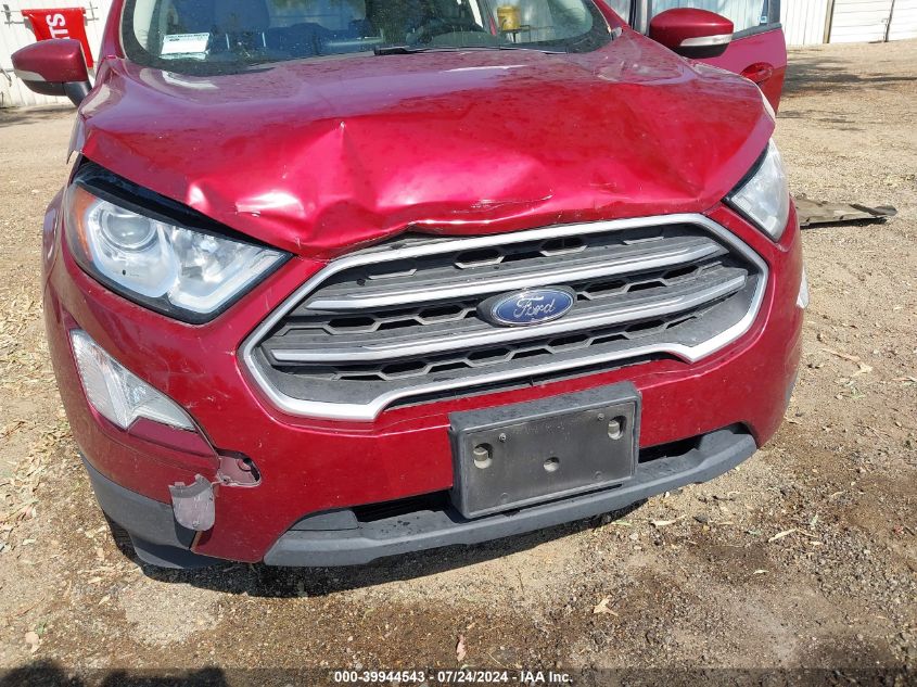 2021 Ford Ecosport Se VIN: MAJ3S2GE2MC445578 Lot: 39944543