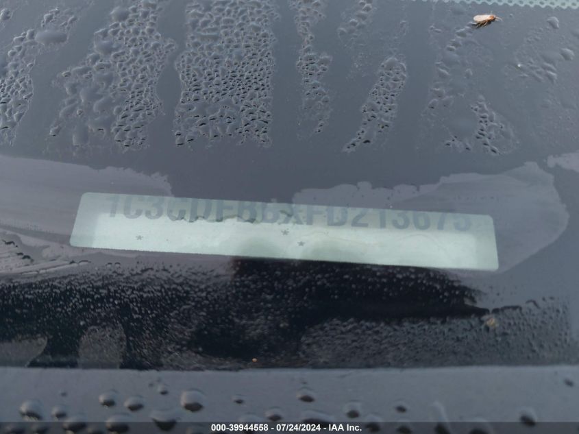 2015 Dodge Dart Sxt VIN: 1C3CDFBBXFD213675 Lot: 39944558