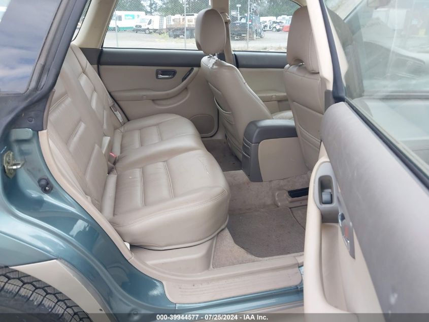 2000 Subaru Outback VIN: 4S3BH665XY7615892 Lot: 39944577