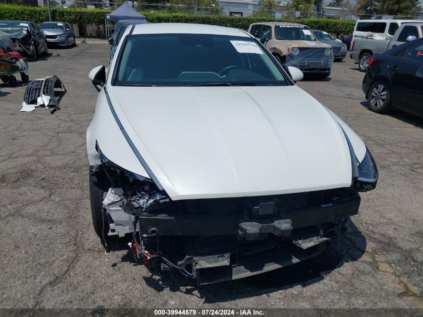 2021 Hyundai Sonata Hybrid/Blue VIN: KMHL24JJ7MA033434 Lot: 39944579