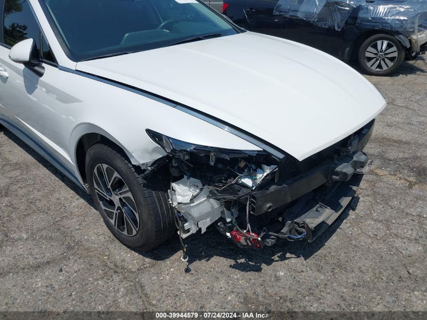 2021 Hyundai Sonata Hybrid/Blue VIN: KMHL24JJ7MA033434 Lot: 39944579