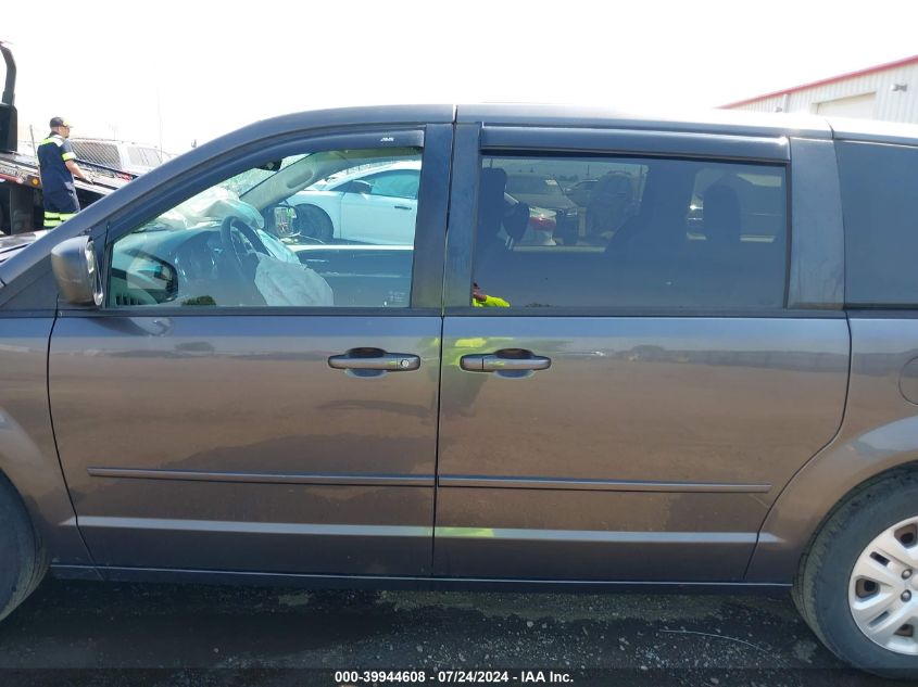 2015 Dodge Grand Caravan Se VIN: 2C4RDGBG2FR682098 Lot: 39944608