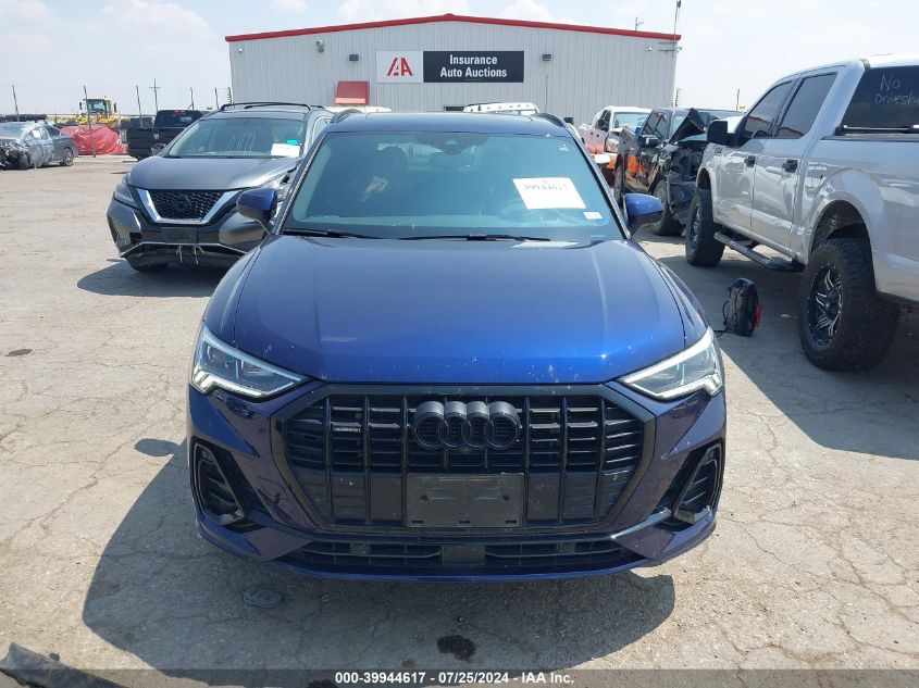 2023 Audi Q3 Premium Plus 45 Tfsi S Line Quattro Tiptronic VIN: WA1EECF35P1033374 Lot: 39944617