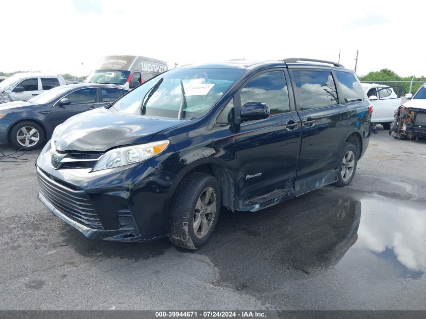 2020 Toyota Sienna Le VIN: 5TDKZ3DC0LS057577 Lot: 40425670