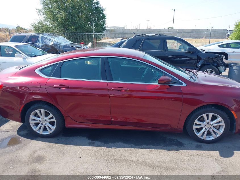 2015 Chrysler 200 Limited VIN: 1C3CCCAB3FN520957 Lot: 39944682