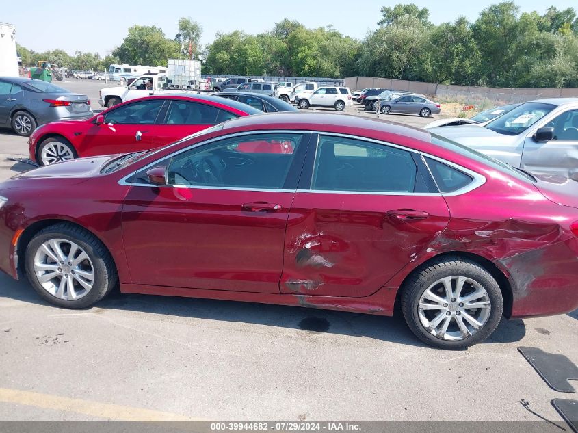 2015 Chrysler 200 Limited VIN: 1C3CCCAB3FN520957 Lot: 39944682