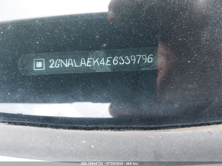 2014 Chevrolet Equinox Ls VIN: 2GNALAEK4E6339796 Lot: 39944723