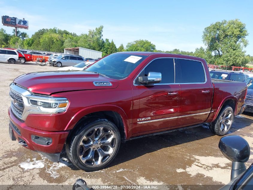 2020 Ram 1500 Limited 4X4 5'7 Box VIN: 1C6SRFHTXLN211690 Lot: 39944728