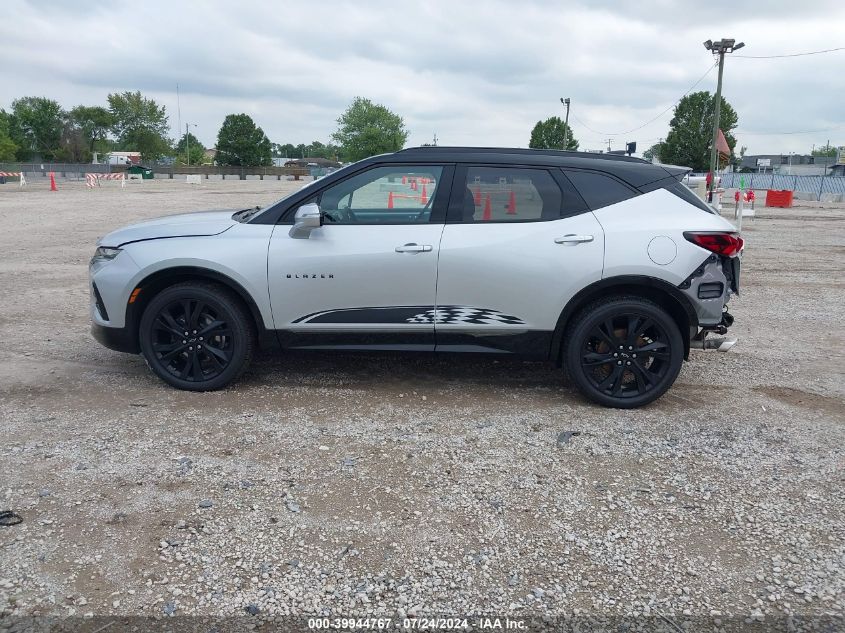 2022 Chevrolet Blazer Awd Rs VIN: 3GNKBKRS3NS185347 Lot: 39944767