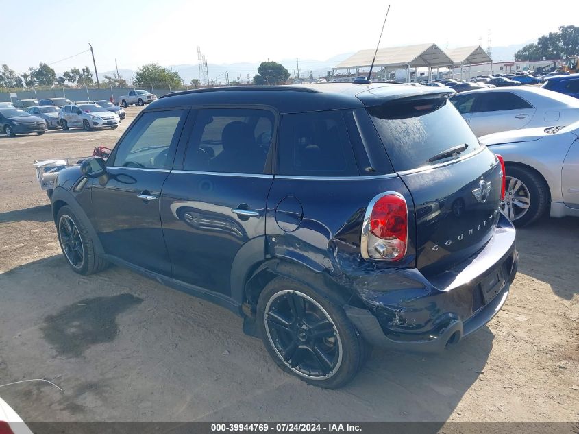 2013 Mini Countryman Cooper S VIN: WMWZC3C51DWP51244 Lot: 39944769