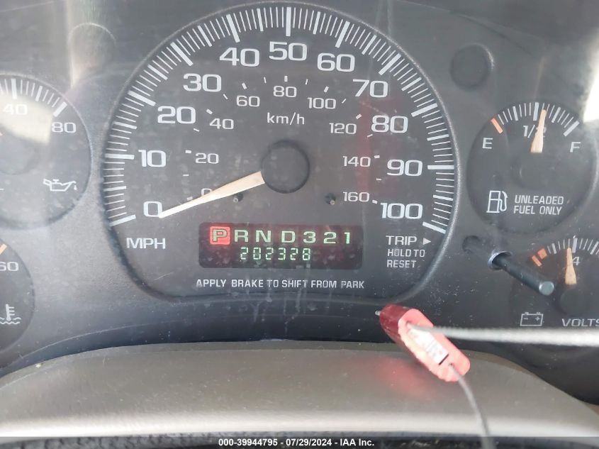 2002 Chevrolet Astro VIN: 1GCDL19X12B105362 Lot: 39944795