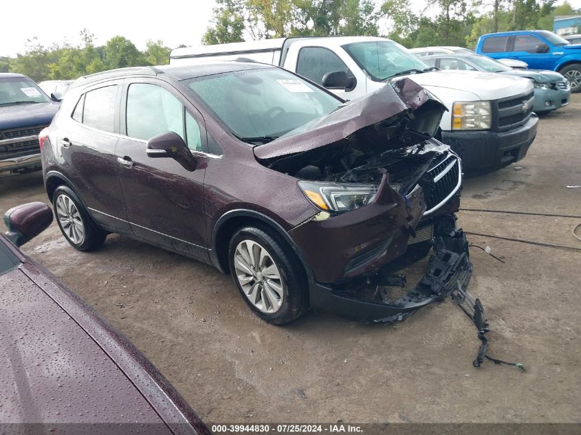 2017 Buick Encore Preferred VIN: KL4CJASB1HB109981 Lot: 39944830