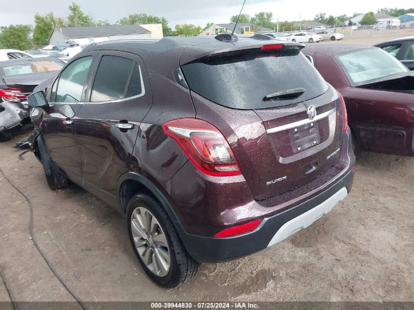 2017 Buick Encore Preferred VIN: KL4CJASB1HB109981 Lot: 39944830