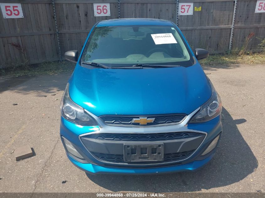 2020 Chevrolet Spark Fwd Ls Automatic VIN: KL8CB6SA1LC413203 Lot: 39944868