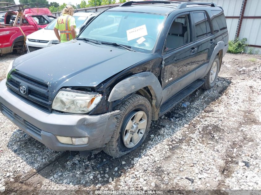 2003 Toyota 4Runner Sr5 Sport V6/Sr5 V6 VIN: JTEBU14R030013343 Lot: 39944925